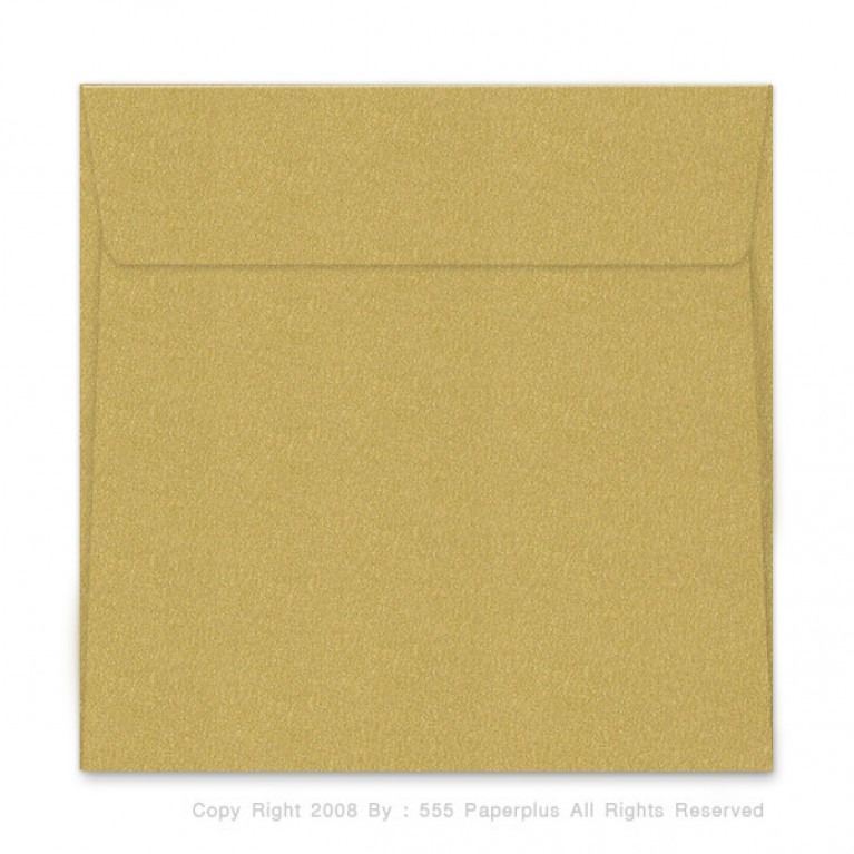 ซองใส่การ์ด No.6x6-เมทัลลิค สีทอง (50 ซอง) Code 74321