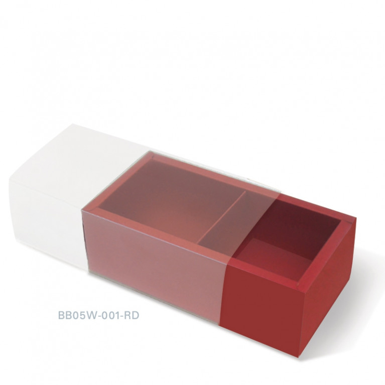 BB05W-001-RD Gift Box - Bakery Box