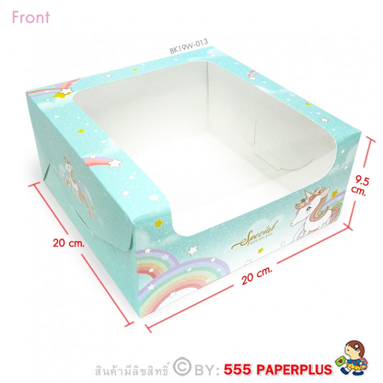 BK19W-013 Cake Box with window