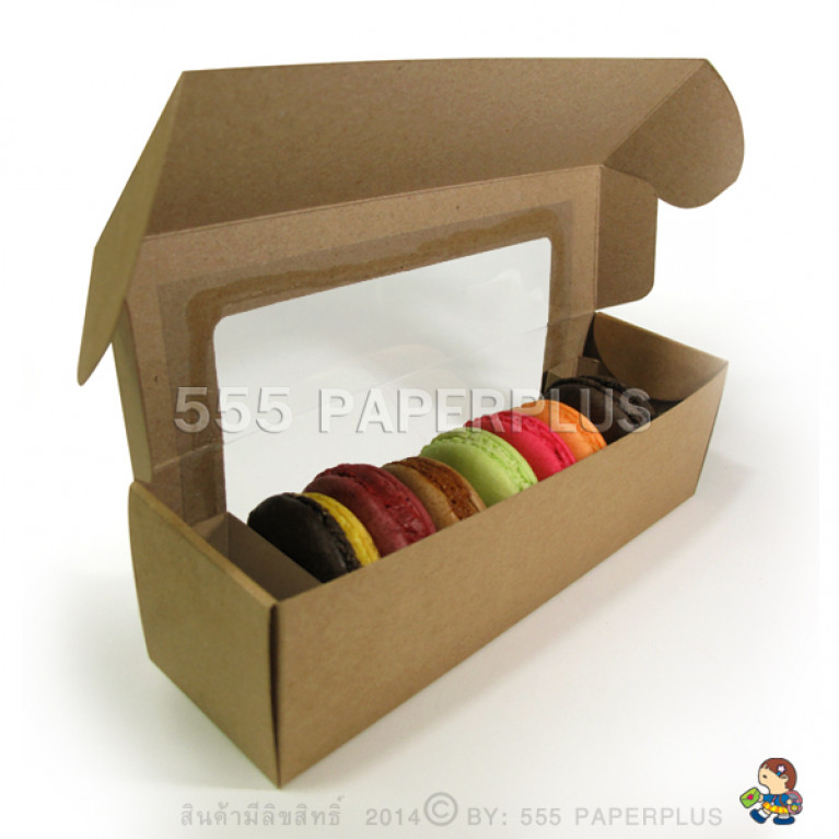 BK23W-K01 Kraft Paper Macaron Box