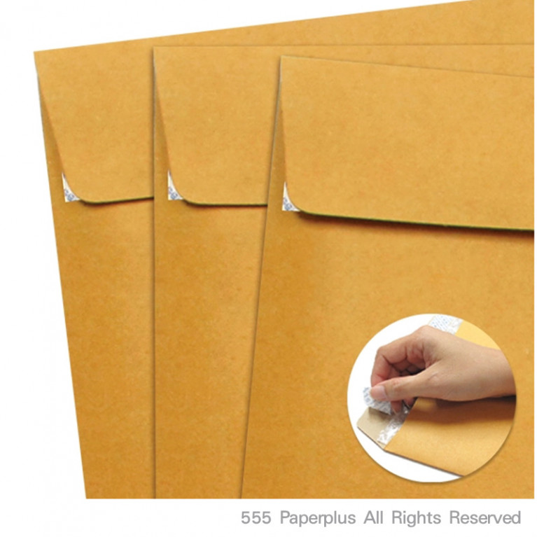 Envelope No.10 x 15 - KA - Brown Kraft (Peel & Seal) Code 51537