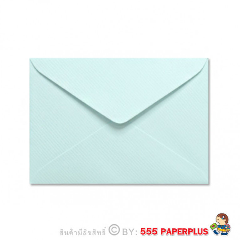 ซองใส่การ์ด No.3 1/2-แอลคิว สีฟ้า มีกลิ่นหอม (50 ซอง) Code 11128