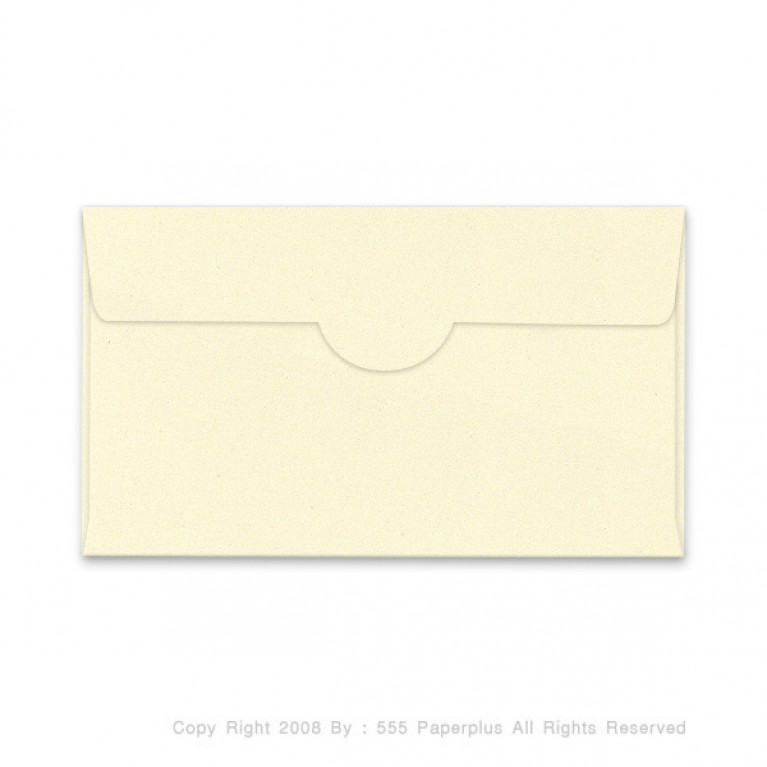 ซองใส่การ์ด No.4 1/2x7 3/4-มุก สีงาช้าง มีกลิ่นหอม (50 ซอง) Code 67910 