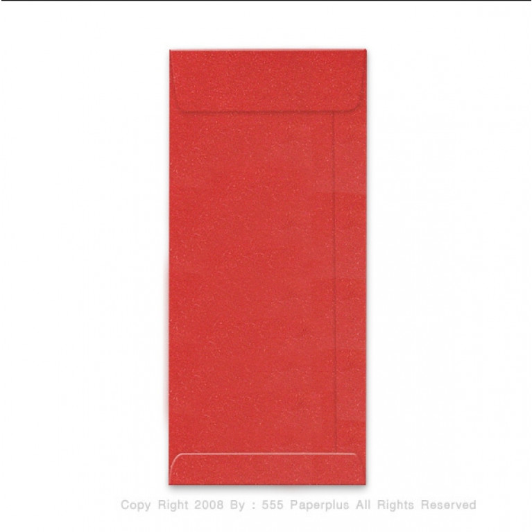ซองใส่การ์ด No.4 1/4x9 1/4-ไขสี CA สีแดง (50 ซอง) Code 67095