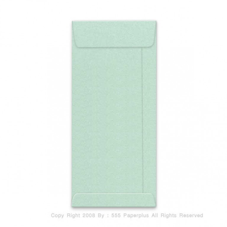 ซองใส่การ์ด No.4 1/4x9 1/4-เมทัลลิค สีฟ้าอมเขียว (50 ซอง) Code 91311