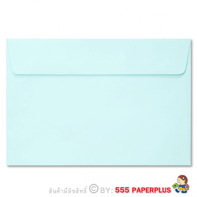 ซองใส่การ์ด No.5 1/2x8-ปอนด์ สีฟ้า (50 ซอง) Code 03760