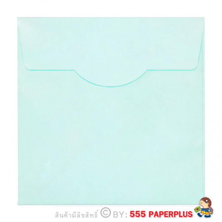 ซองใส่การ์ด No.6 1/4x6 1/4-ปอนด์ สีฟ้า (50 ซอง) Code 75137