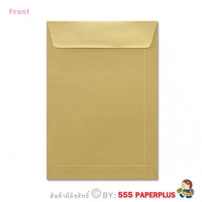 ซอง No.6 3/8x9-เมทัลลิค สีทอง (50 ซอง) Code 59021