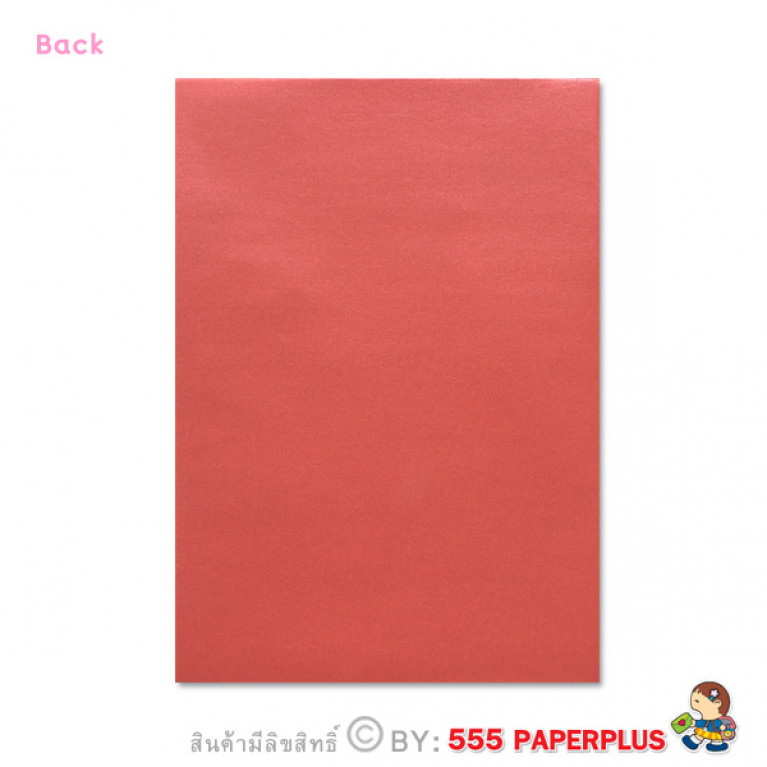 ซอง No.6 3/8x9-เมทัลลิค สีแดง (50 ซอง) Code 59038