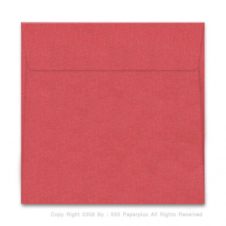ซองใส่การ์ด No.6x6-เมทัลลิค สีแดง (50 ซอง) Code 74338
