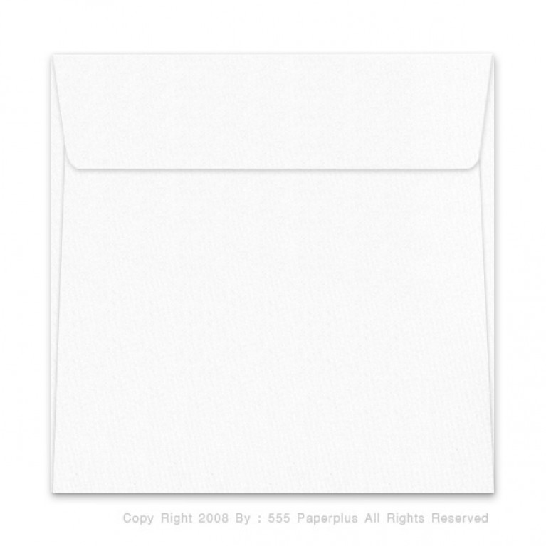 ซองใส่การ์ด No.6x6-SQ สีขาว มีกลิ่นหอม (50 ซอง) Code 72679