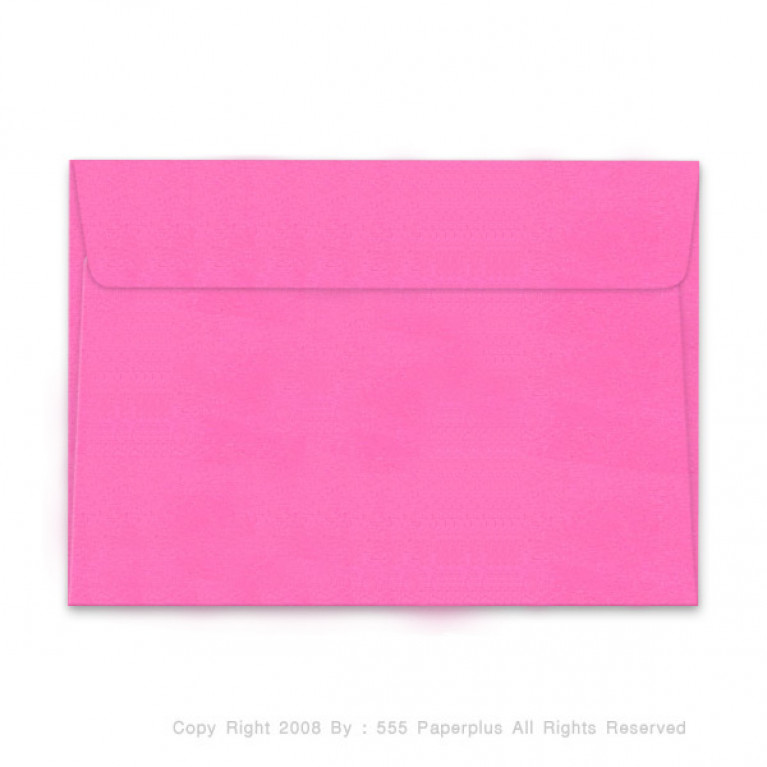 ซองใส่การ์ด No.8 1/2-พิมพ์พื้น สีชมพูเข้ม (50 ซอง) Code 66876