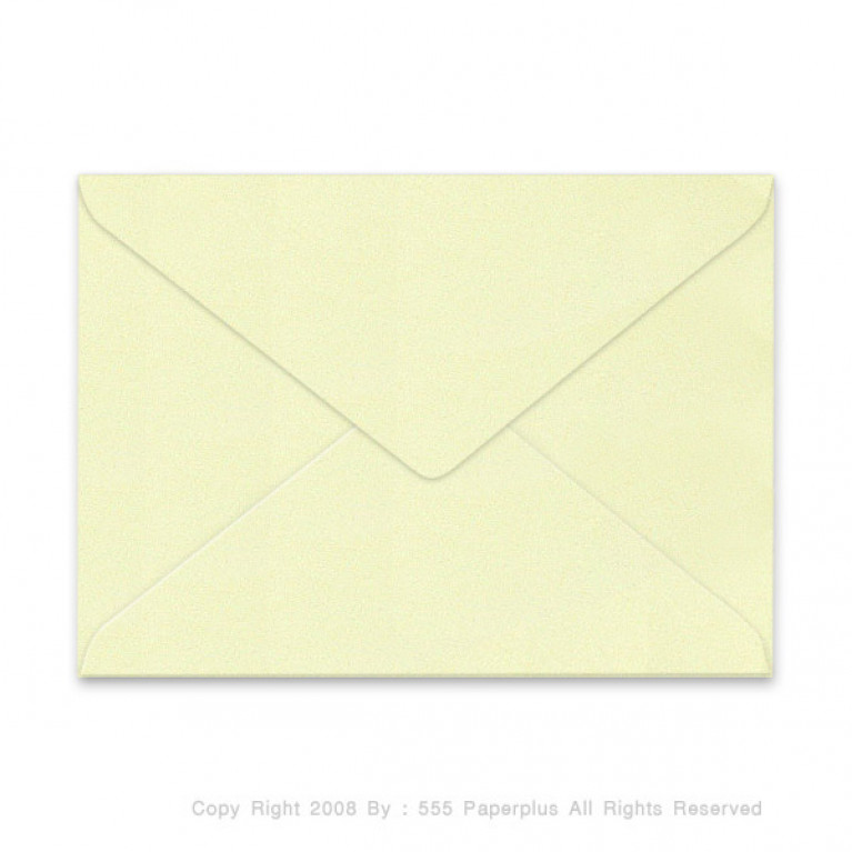 ซองใส่การ์ด No.8 1/2-ปอนด์ ฝาสามเหลี่ยม สีครีม (50 ซอง) Code 00351