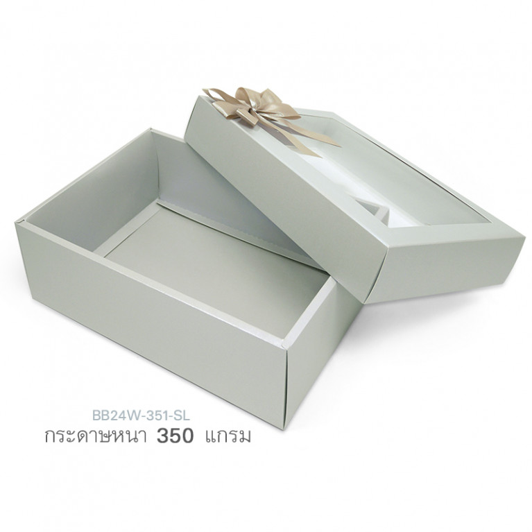 BB24W-351-SL กล่องของขวัญ 17.8x25.8x9 cm. หนา350แกรม (1ใบ)