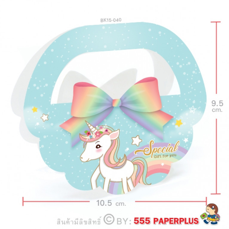 BK15-040 กระดาษปิดถุงขนม 4นิ้ว (50ชิ้น) ใช้กับถุงจีบ 8x12 นิ้ว