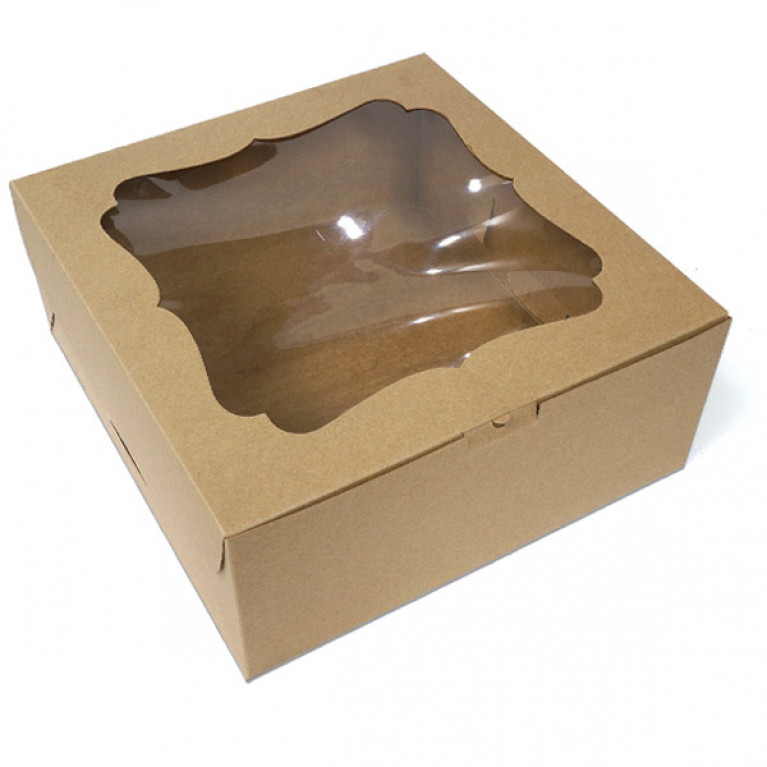 BK30W-K01 กล่องเค้ก 3 ปอนด์ 28x26x10 ซม. (10กล่อง)