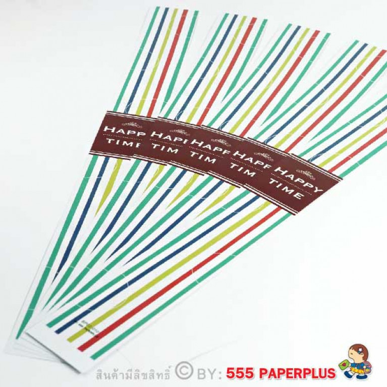 BP02-010 สายคาดกล่องขนม กว้าง  3.2 ยาว 31.3 ซม. (50เส้น)