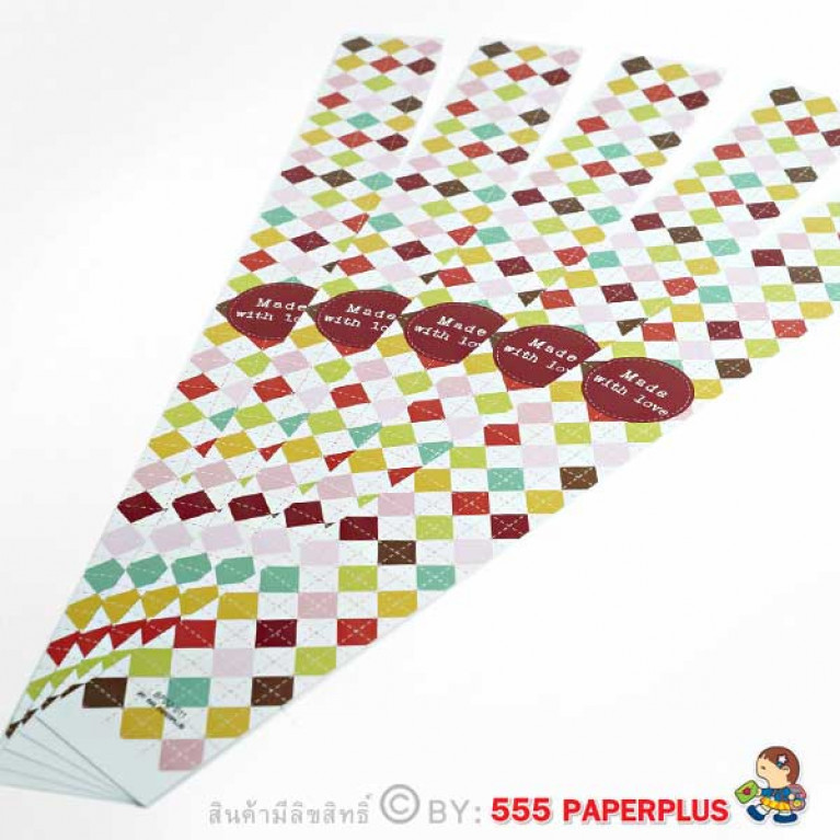 BP02-011 สายคาดกล่องขนม กว้าง  3.2 ยาว 31.3 ซม. (50เส้น)