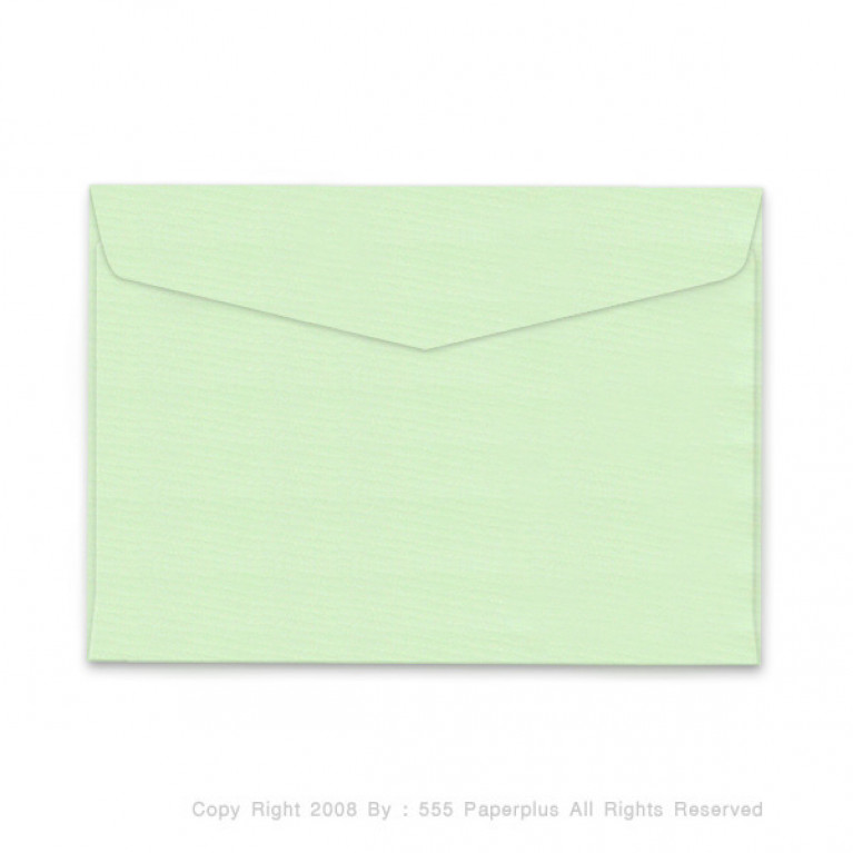 ซองใส่การ์ด No.C5-แอลคิว สีเขียว มีกลิ่นหอม (50 ซอง) Code 72747