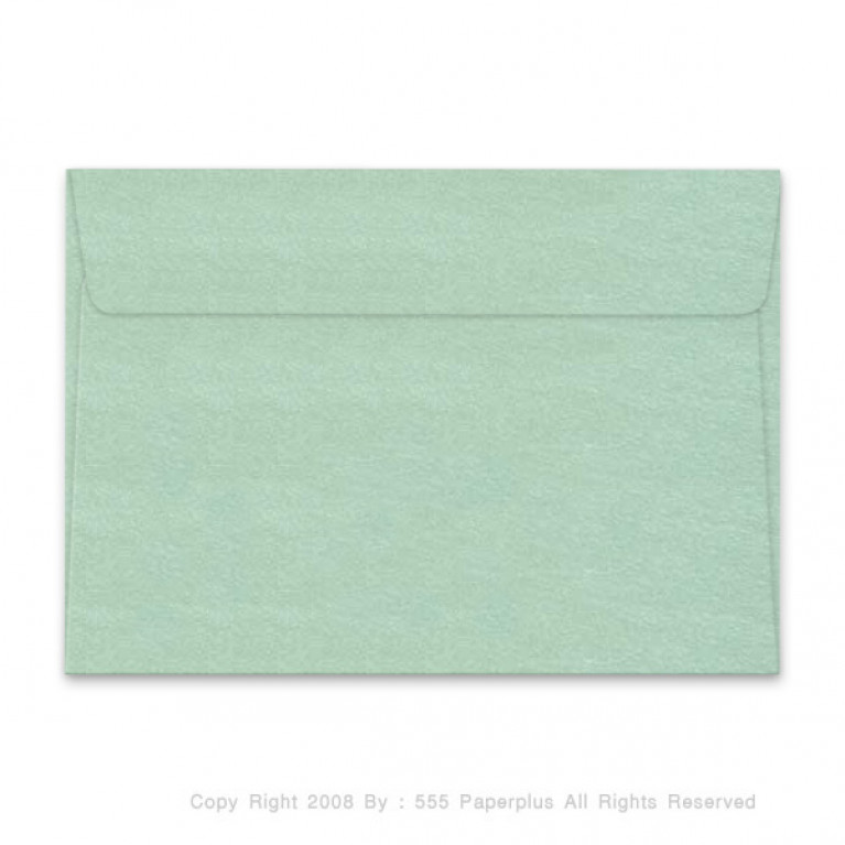 ซองใส่การ์ด No.C5-เมทัลลิค สีฟ้าอมเขียว (50 ซอง) Code 91281