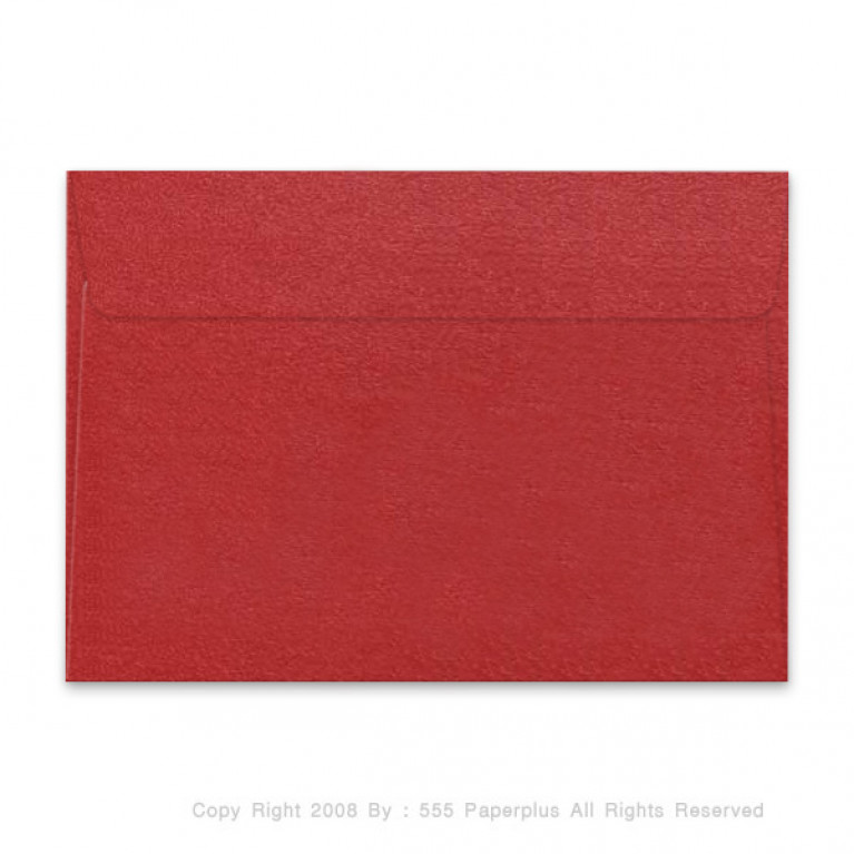 ซองใส่การ์ด No.C5-เมทัลลิค สีแดง (50 ซอง) Code 92127