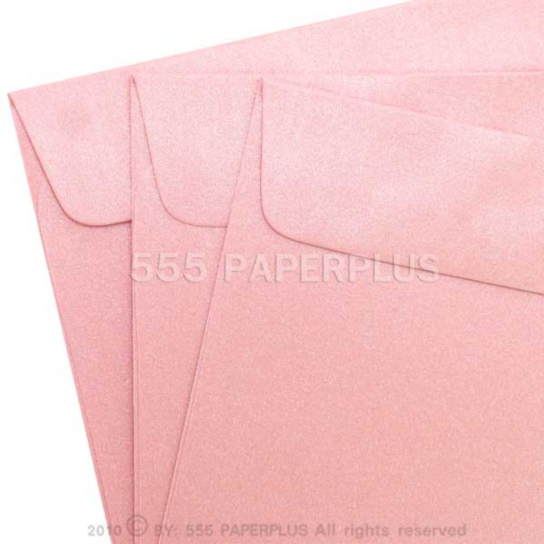 ซองใส่การ์ด No.C6-เมทัลลิค ฝาขนาน สีชมพู (50 ซอง) Code 91335