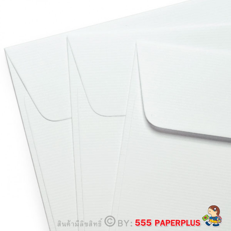 ซองใส่การ์ด No.C6-SQ สีขาว มีกลิ่นหอม (50ซอง) Code 72419