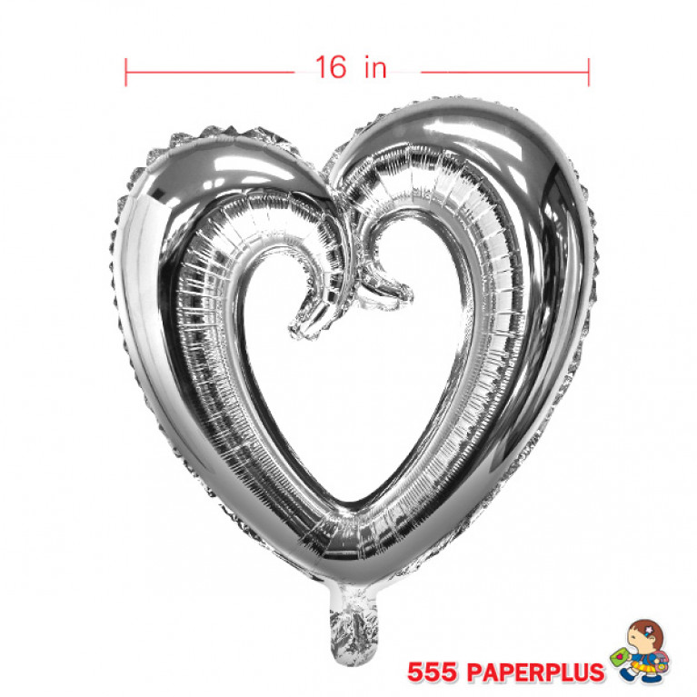 GD115-015 ลูกโป่งวาเลนไทน์ ลูกโป่งฟอยล์ หัวใจ 16 นิ้ว