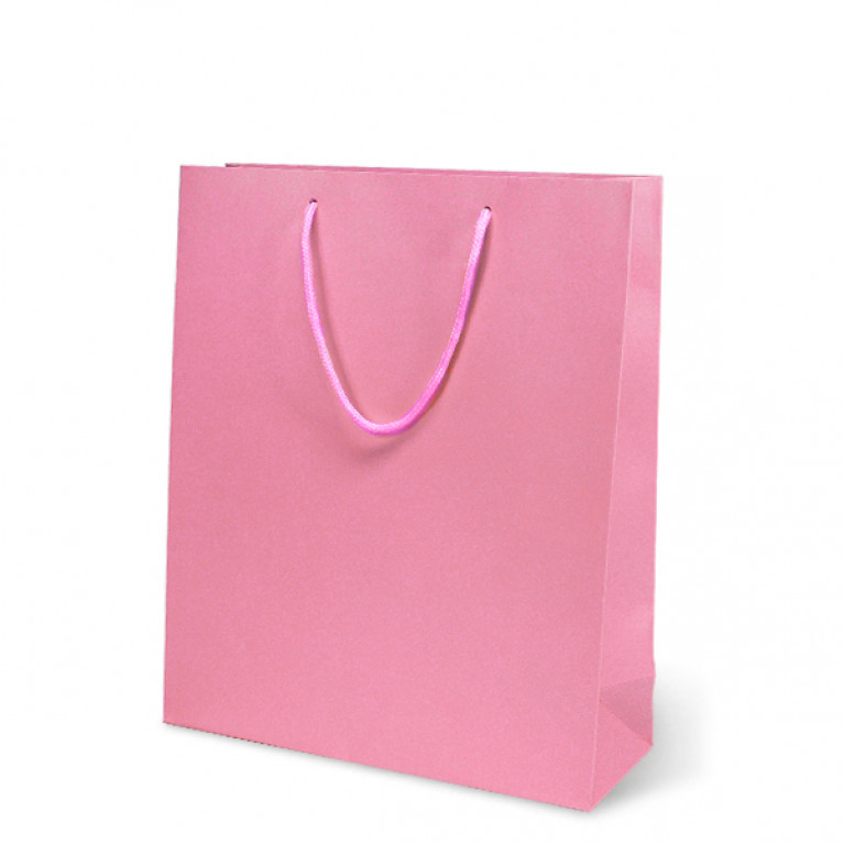 GD266-001-PI ถุงของขวัญ ถุงหิ้ว สีชมพู กว้าง 25x สูง 37 x ขยายข้าง 9 ซม.