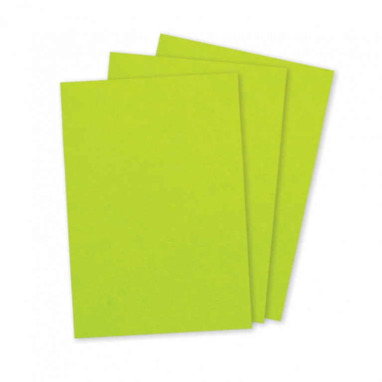 กระดาษ A4 - สะท้อนแสง - สีเขียว - 80 แกรม (100 แผ่น) Code 92516