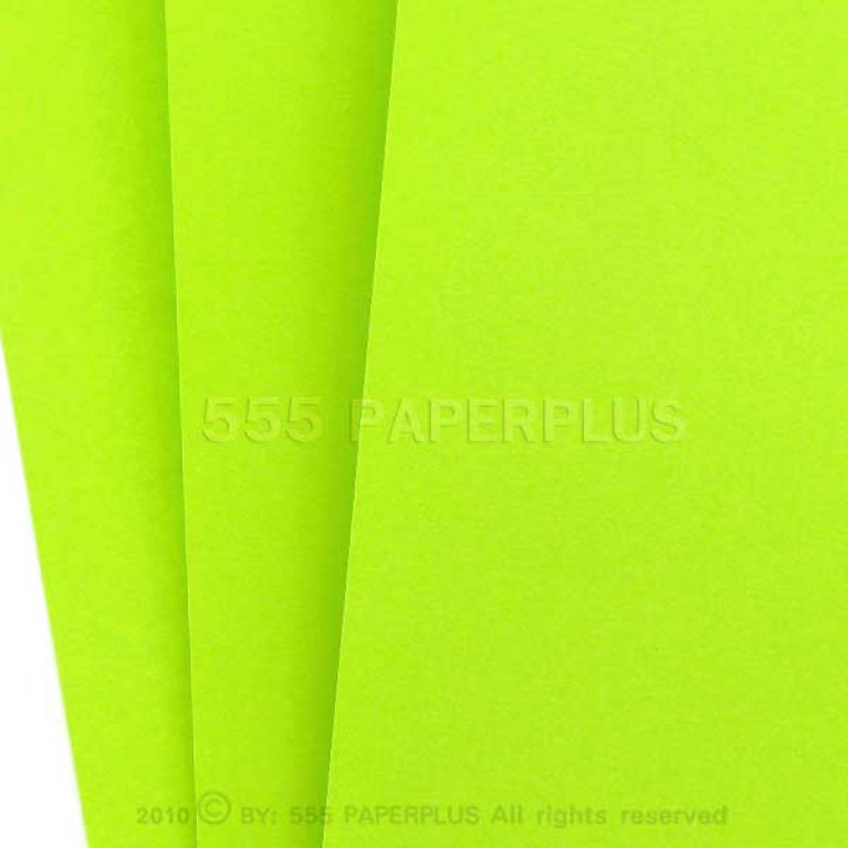 กระดาษ A4 - สะท้อนแสง - สีเขียว - 80 แกรม (100 แผ่น) Code 92516