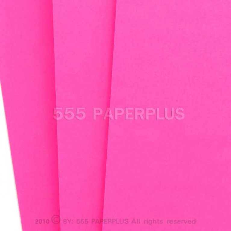 กระดาษ A4 - สะท้อนแสง - สีชมพูเข้ม - 80 แกรม (100 แผ่น) Code 92554