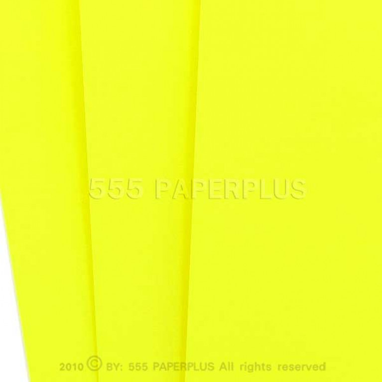 กระดาษ A4 - สะท้อนแสง - สีเหลือง - 80 แกรม (100 แผ่น) Code 92547
