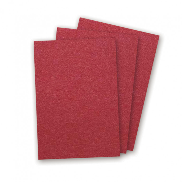 กระดาษปก A4 - เมทัลลิค - สีแดง - 250 แกรม (50 แผ่น) Code 91496