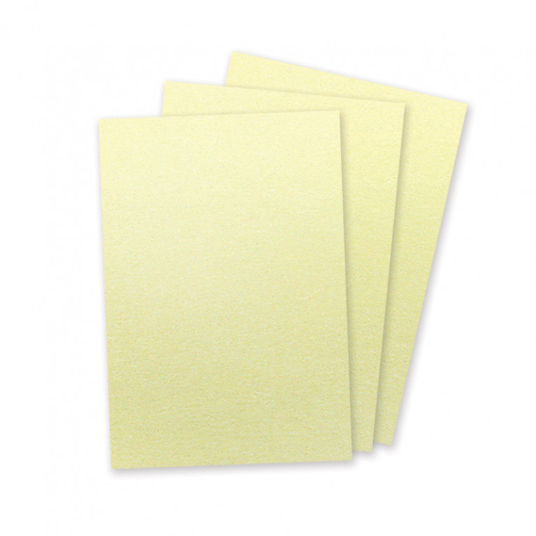 กระดาษ A4 - เมทัลลิค - สีขาวทอง - 100 แกรม (100 แผ่น) Code 83880