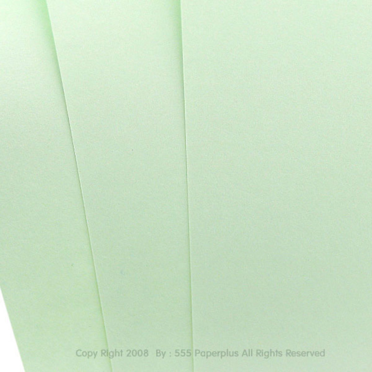 กระดาษ A4 - ปอนด์สี - สีเขียว - 100 แกรม (100 แผ่น) Code 10459