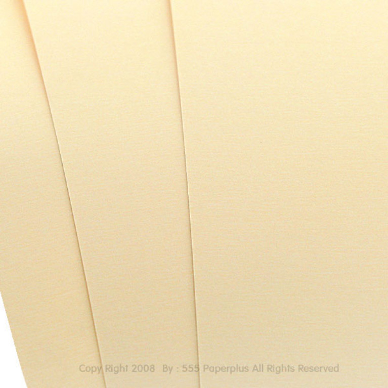 กระดาษปก A4 - นามบัตรหอม No.35 - สีครีม - 180 แกรม (50 แผ่น) Code 45000