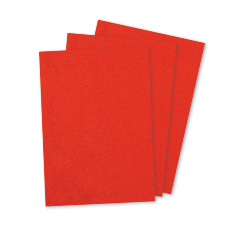 กระดาษปก A4 - การ์ดหอมในปก - สีแดง - 180 แกรม (50 แผ่น) Code 89158