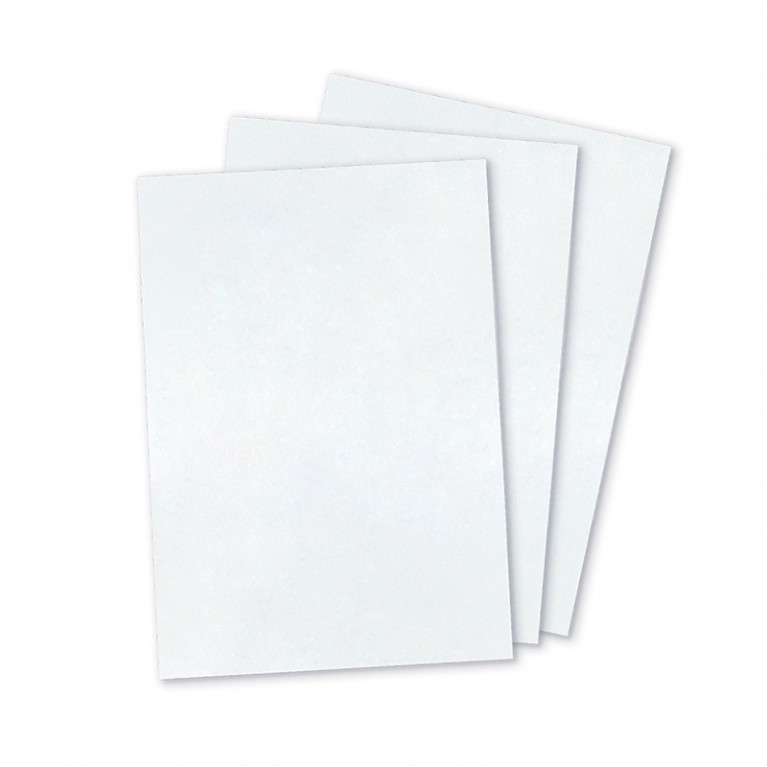 กระดาษปก A4 - การ์ดขาวปก - สีขาว - 180 แกรม (50 แผ่น) Code 35209
