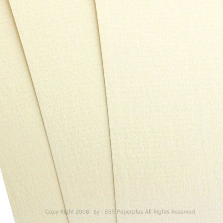 กระดาษปก A4 - คองนอก - สีครีม - 220 แกรม (50 แผ่น) Code 43822