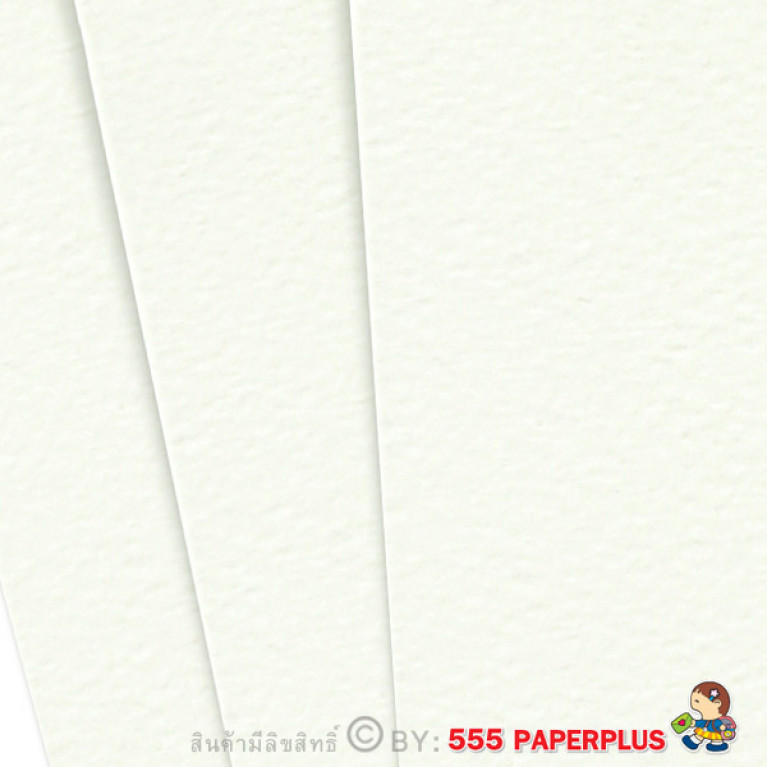 กระดาษปก A4 - เรนาซองค์(หยาบ) - สีขาว - 200 แกรม (50 แผ่น) Code 52848