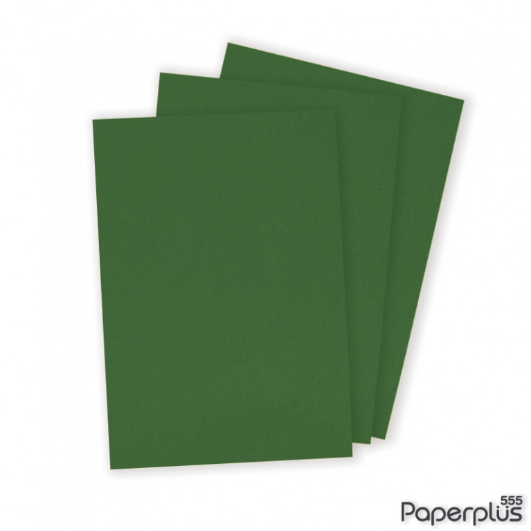 กระดาษปก A4 - การ์ดบอร์ด - สีเขียวมอส - 300  แกรม (50 แผ่น) Code 34368