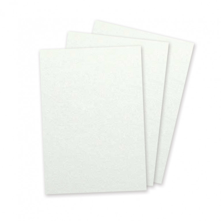กระดาษปก A4 - เมทัลลิค - สีขาว - 250 แกรม (50 แผ่น) Code 91502