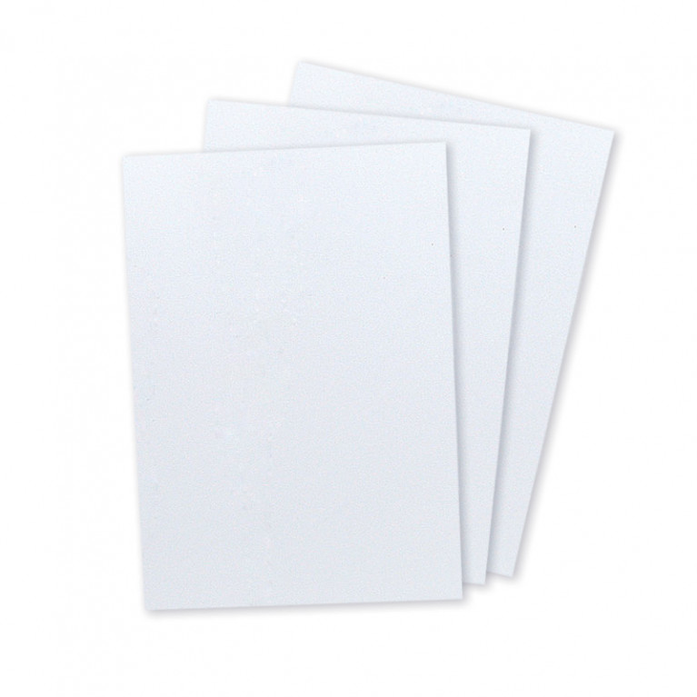 กระดาษปก A4 - PVC - สีขาว - 200 แกรม (50 แผ่น) Code 17205