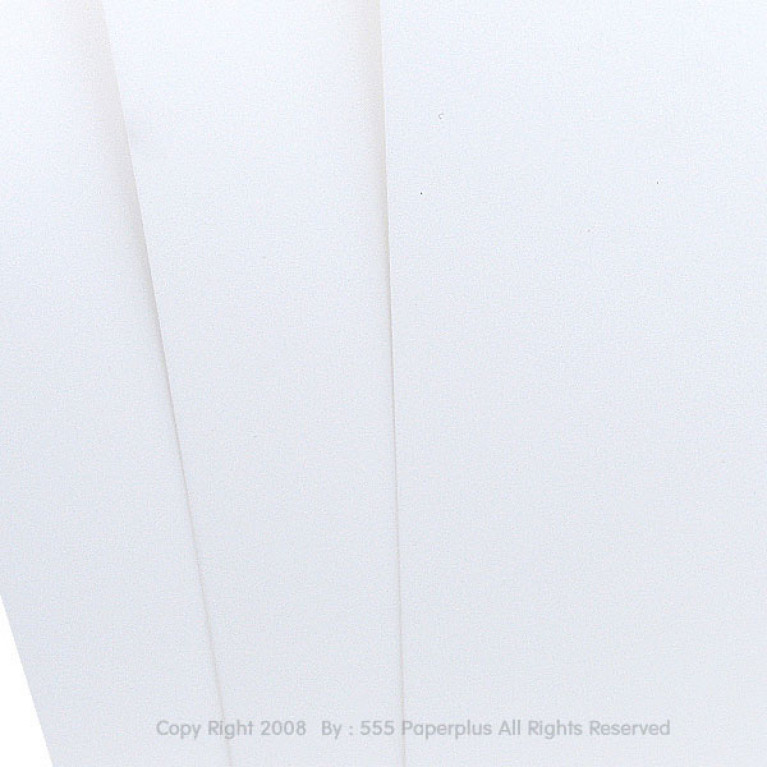 กระดาษปก A4 - PVC - สีขาว - 200 แกรม (50 แผ่น) Code 17205