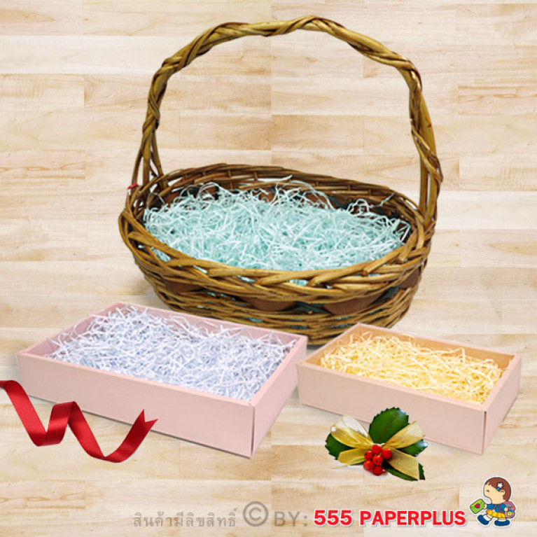 MP01-004 กระดาษรองของขวัญ สีฟ้า (1 Kg.)