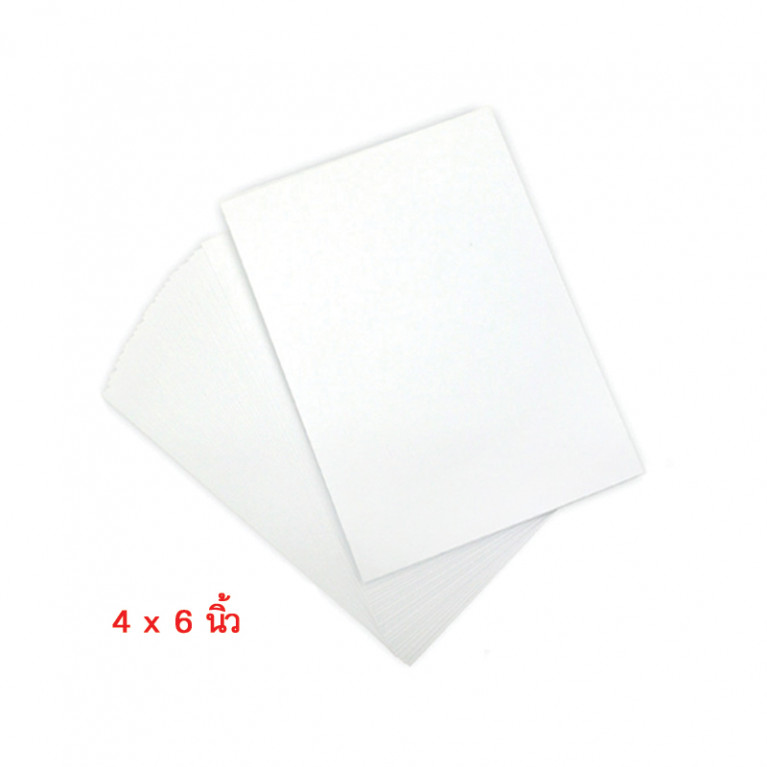 MP101-003 กระดาษการ์ดขาว 210 แกรม ขนาด 4x6 นิ้ว (25 แผ่น) 