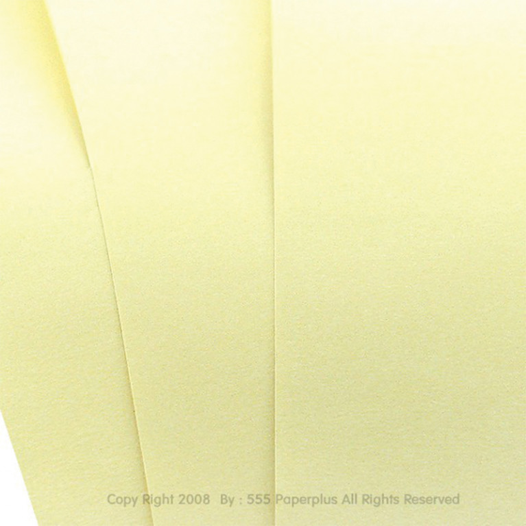MP102-011 กระดาษเมทัลลิค สีขาวทอง 250 แกรม ขนาด 5x7 นิ้ว (25 แผ่น)