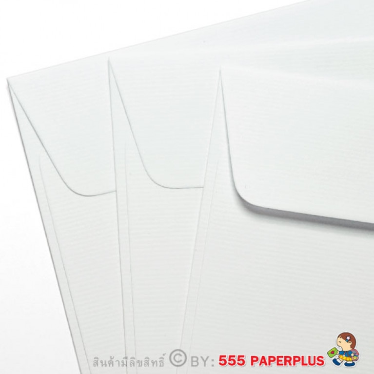 ซองใส่การ์ด No.5 1/2x8-SQ สีขาว มีกลิ่นหอม (50 ซอง) Code 72655
