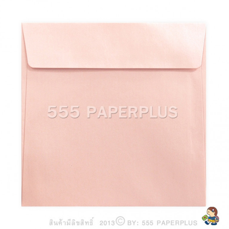 ซองใส่การ์ด No.6x6-มุก สีชมพู มีกลิ่นหอม (50 ซอง) Code 99355